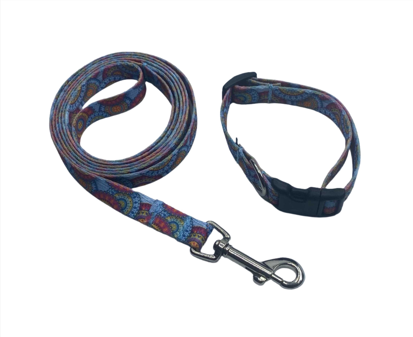 Boho Mandala Collars or leads (5/8" wide).