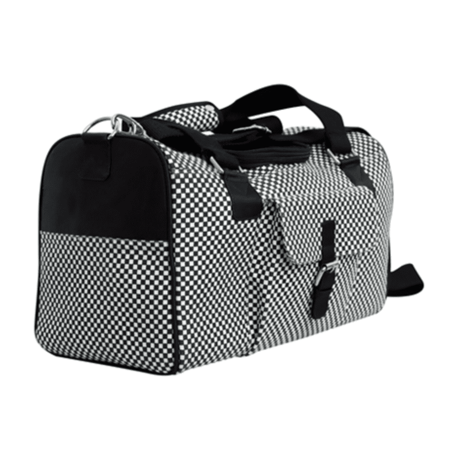 Checker Barck Pet Carrier.