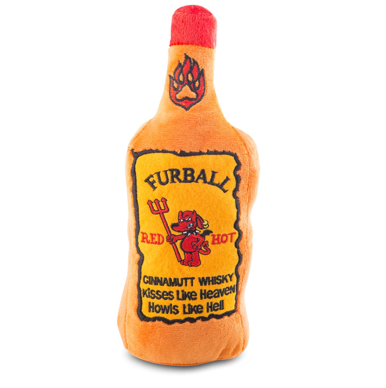 Furball Cinnamutt Whisky Dog Toy.