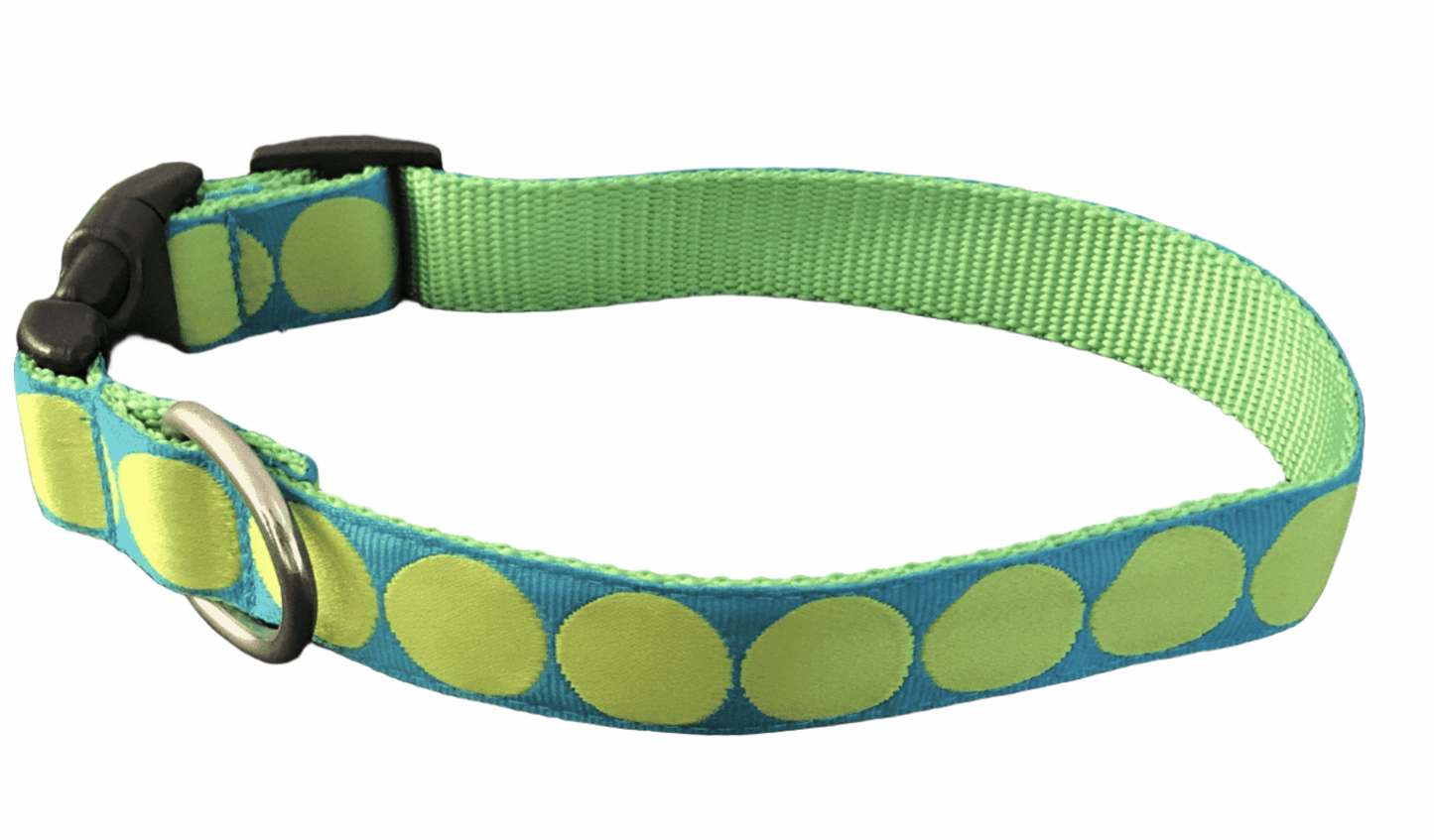 Green Means Go Dog Collars or Leads (1" Wide).