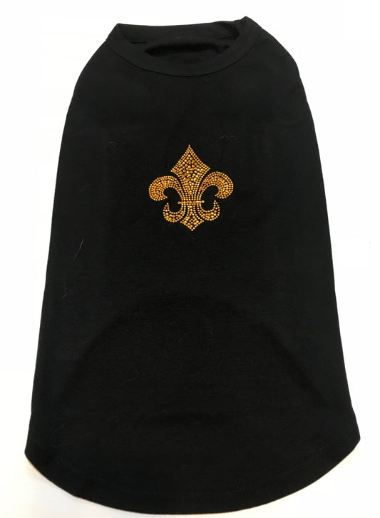 Rhinestone Fleur De Lis Shirt.