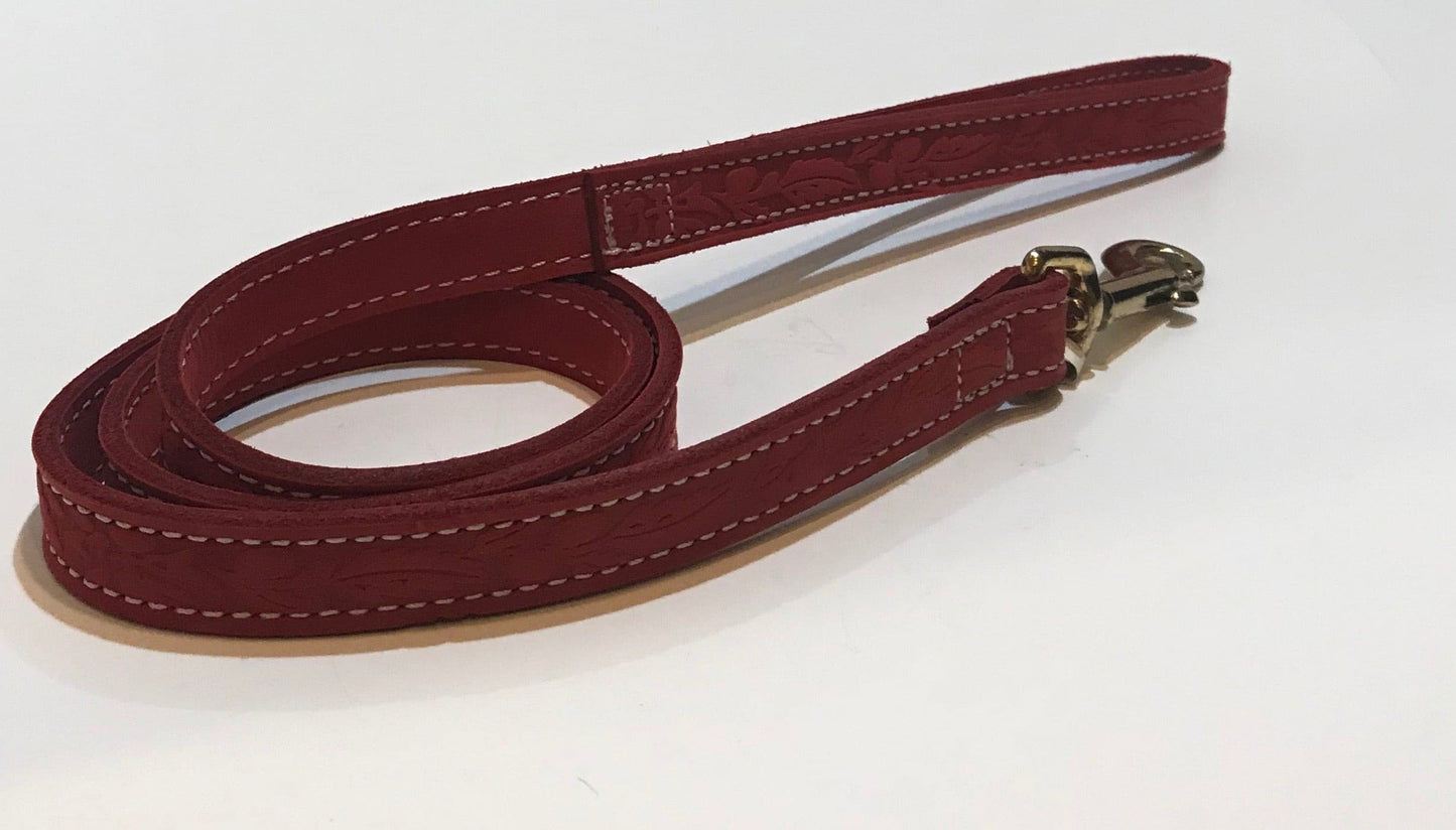 Leather Floral Lead.