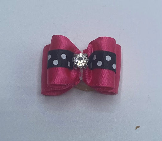 Pink Fancy Dog Hair Bows.
