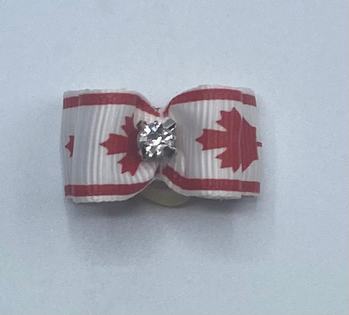 Red Fancy Dog Hair Bows.