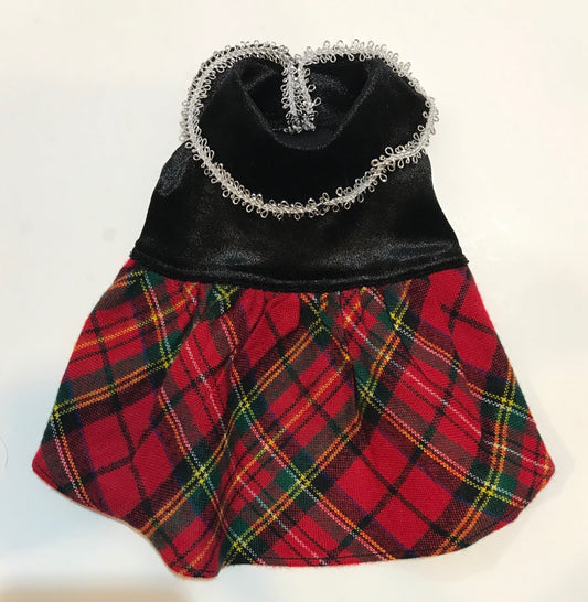 Red Plaid Dog Dress.