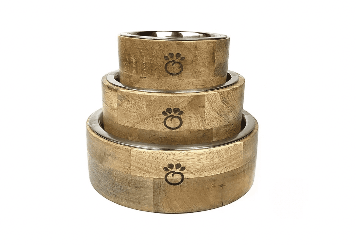 Mango Wood Dog Bowl.