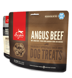 Orijen's Freeze - Dried Dog Treats.