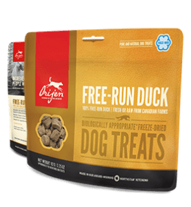 Orijen's Freeze - Dried Dog Treats.