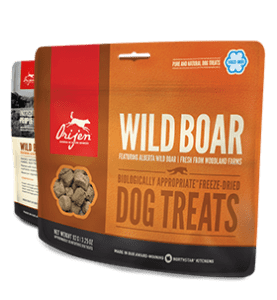 Orijen's Freeze - Dried Dog Treats.