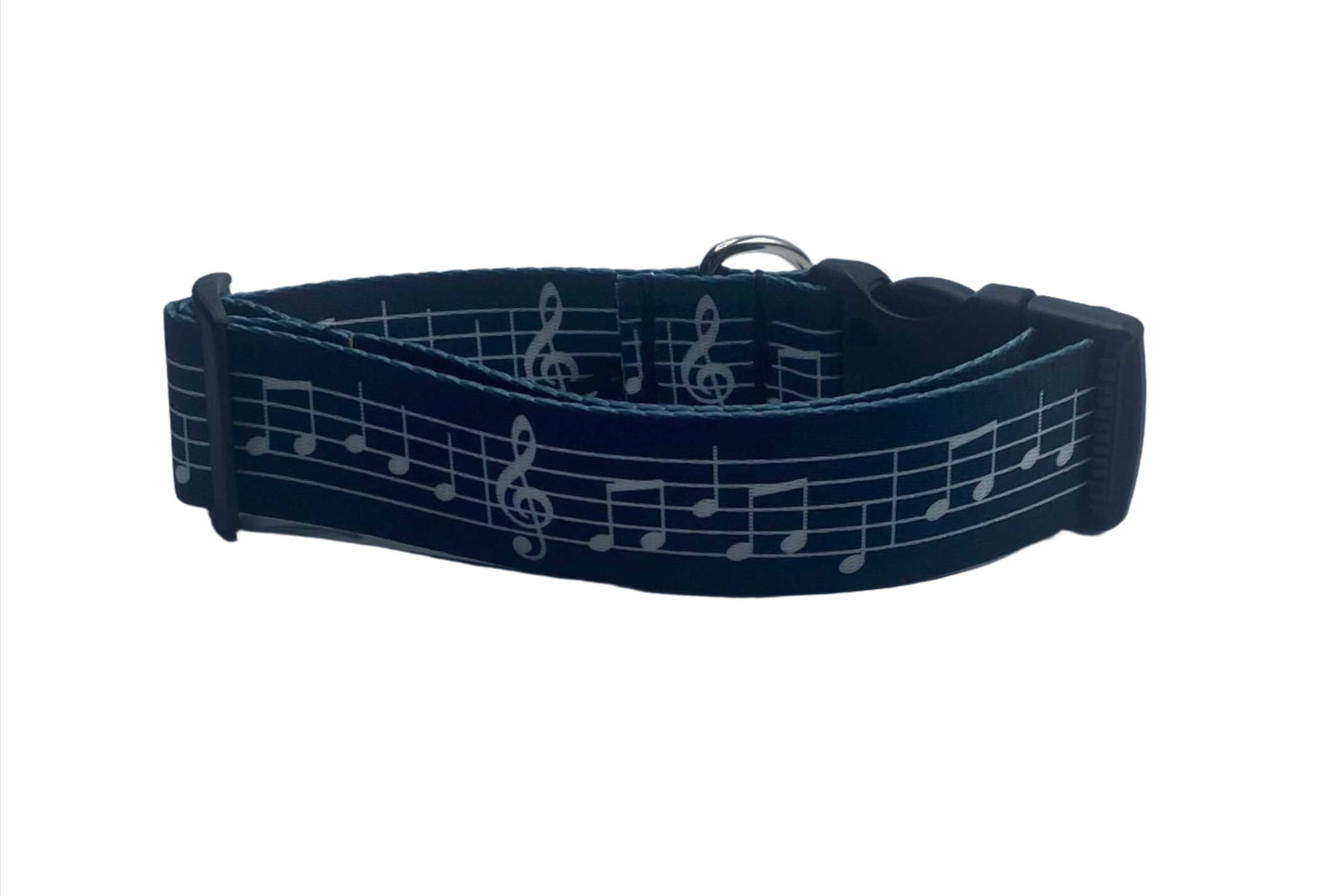 Notes of Nola Dog Collar (1.5" Wide).