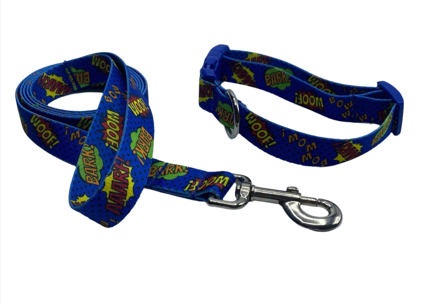 Onomatopoeia Collars or leads (1" Wide).