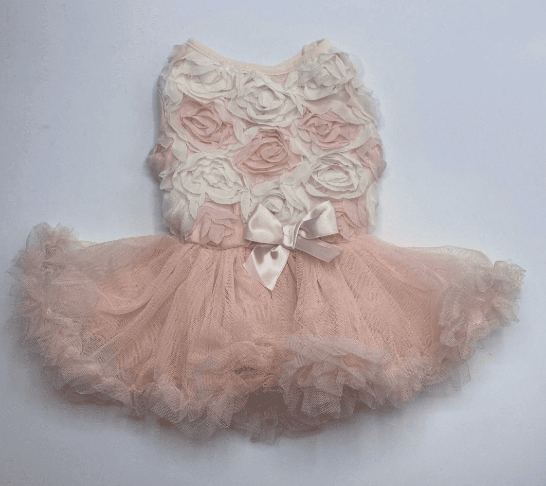Pink Petti Dog Dress.