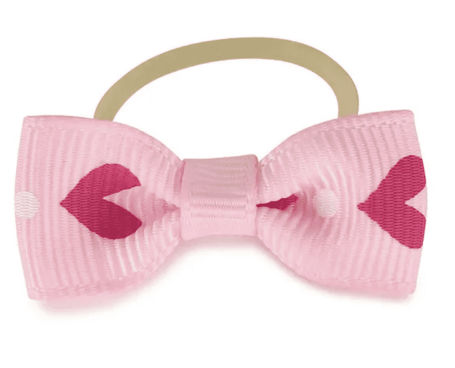 Pretty in Pink Dog hair Bow.