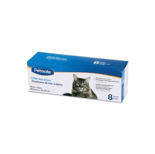 Petmate® Cleanstep Litter Box Liners White Color 8 Count Jumbo.