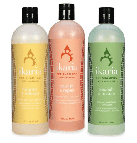 Ikaria Nourish Shampoos.
