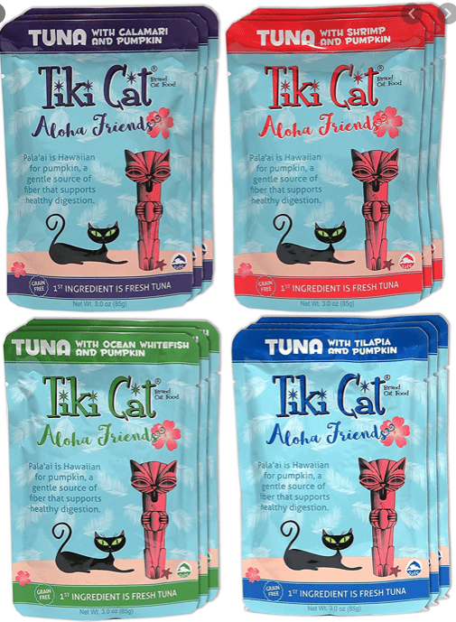 Tiki Cat Aloha Friends Cat Food.