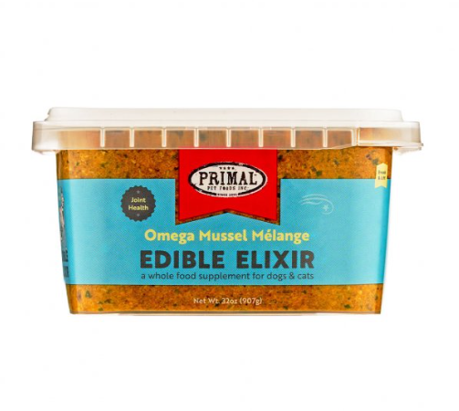Primal® Edible Elixir Omega Mussel Melange for Cat and Dog 32 Oz.