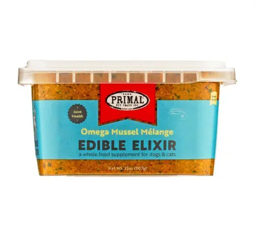 Primal® Edible Elixir Omega Mussel Melange for Cat and Dog 32 Oz.