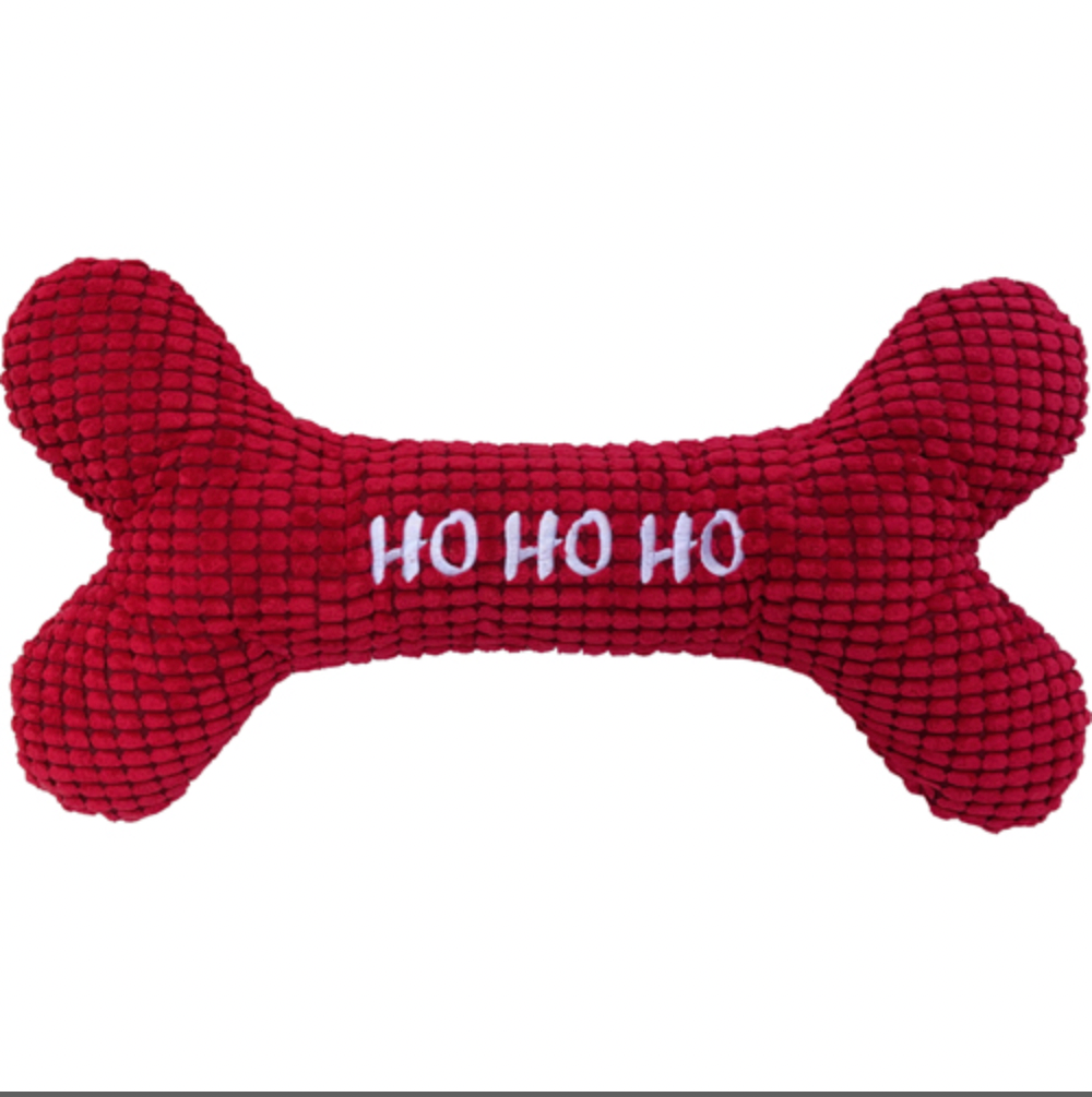 12" Christmas  HO HO HO Bone.