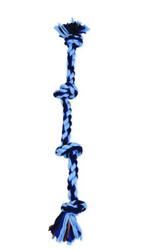 Mammoth Cottonblend Knot Rope Tug Dog Toy.