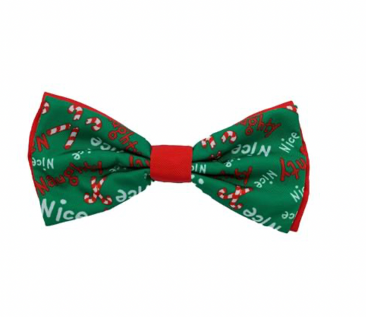 Naughty & Nice Bow Tie.