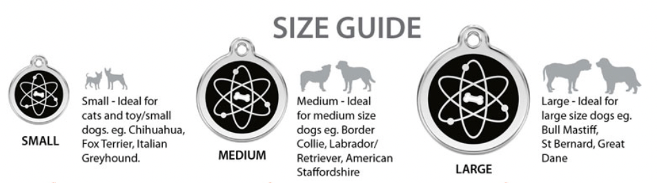 UK Flag Pet ID Dog Tags.