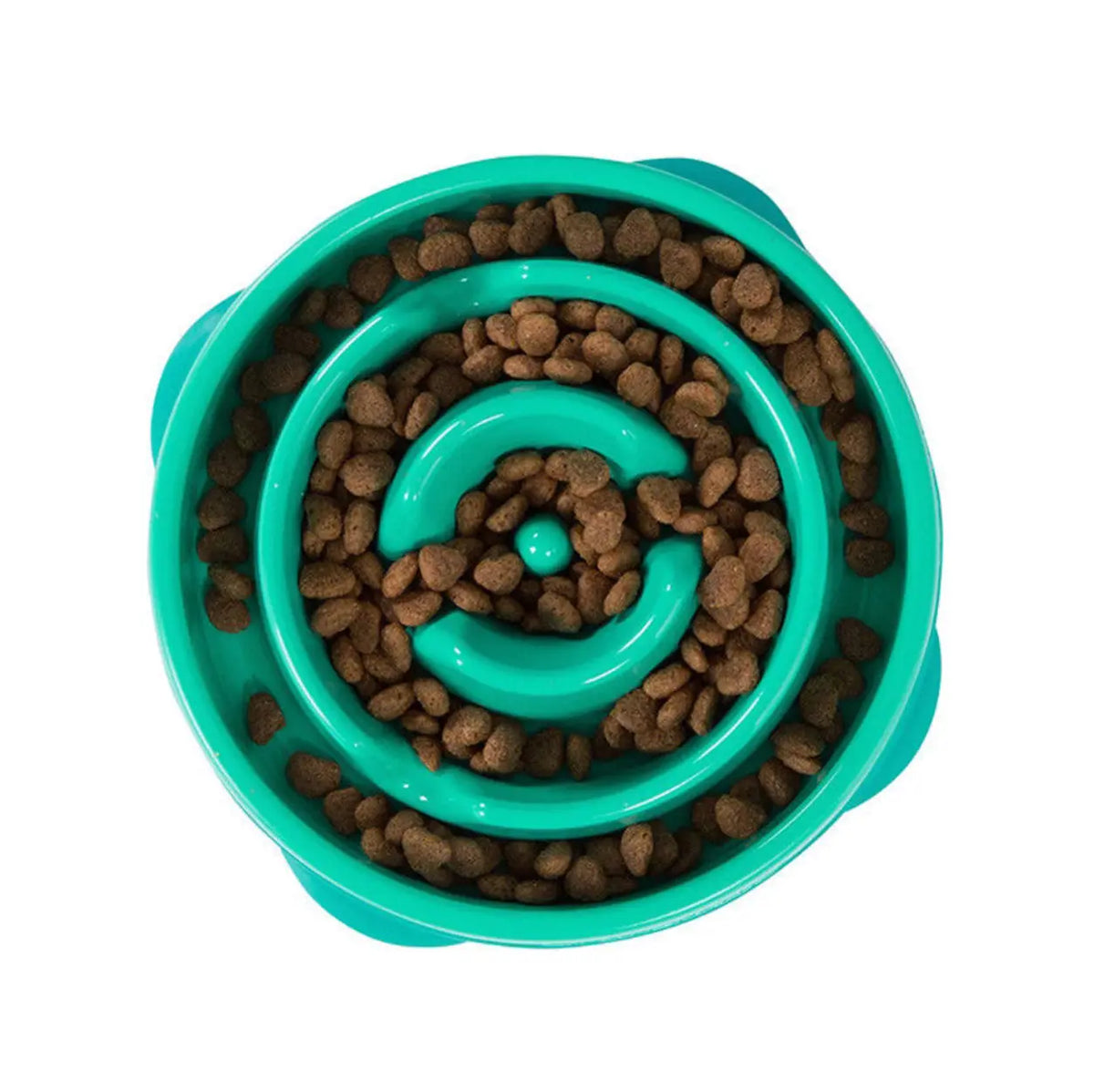 Dog Fun Feeder Slo Bowl (Turquoise).
