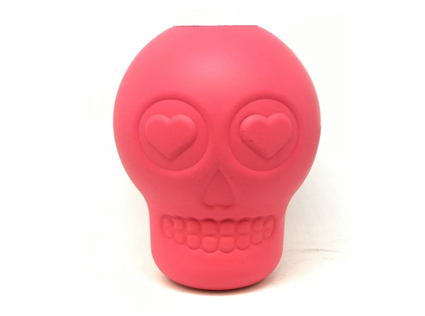 Mutts Kick Butt Skull Dog Treat Dispenser - Large - Pink