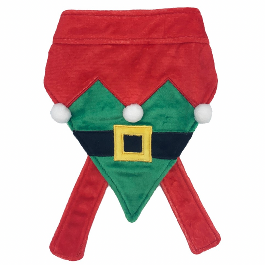 Elf Suit Pet Bandana Med.