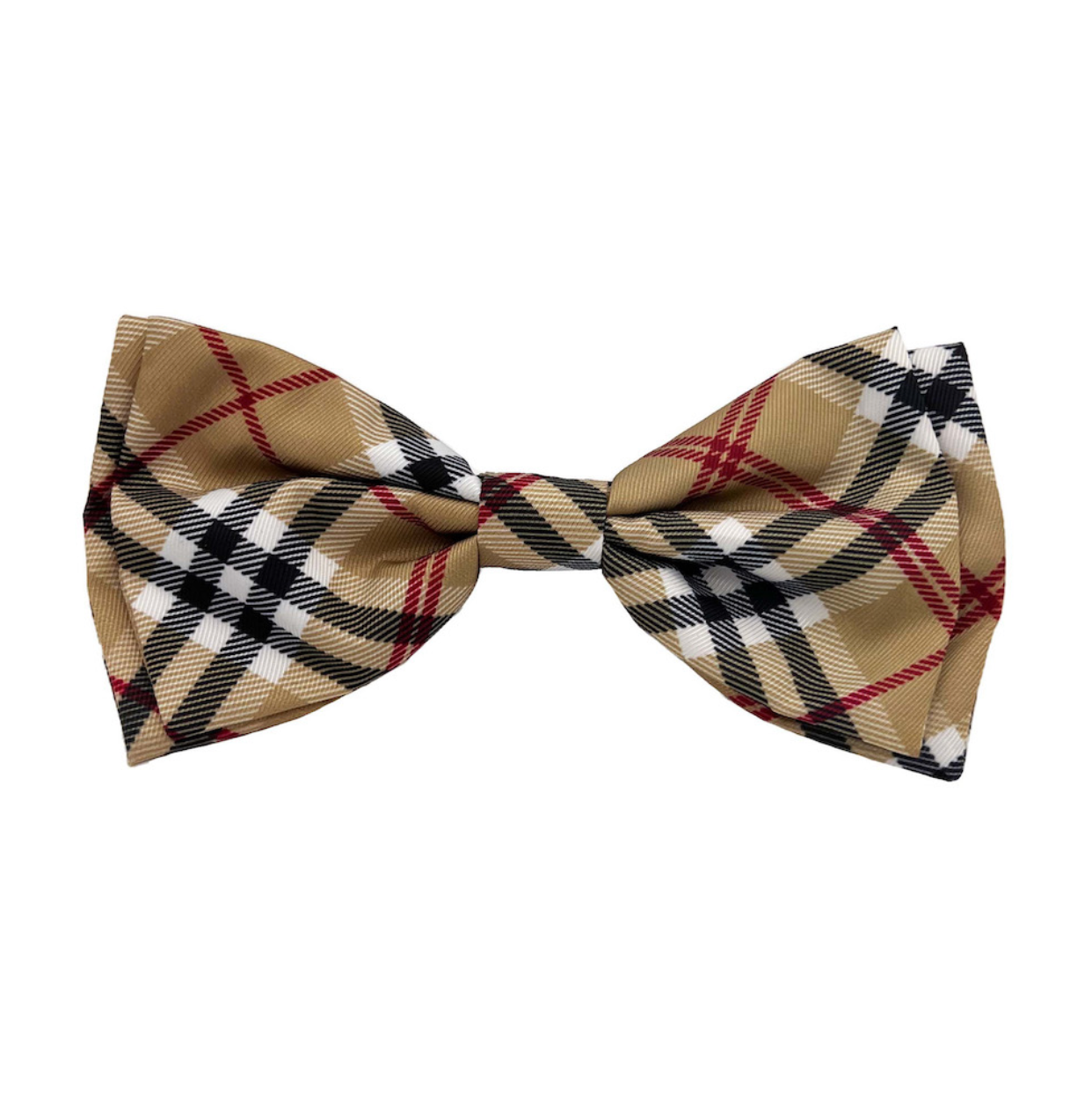 High Street Plaid Pet Bow Tie.