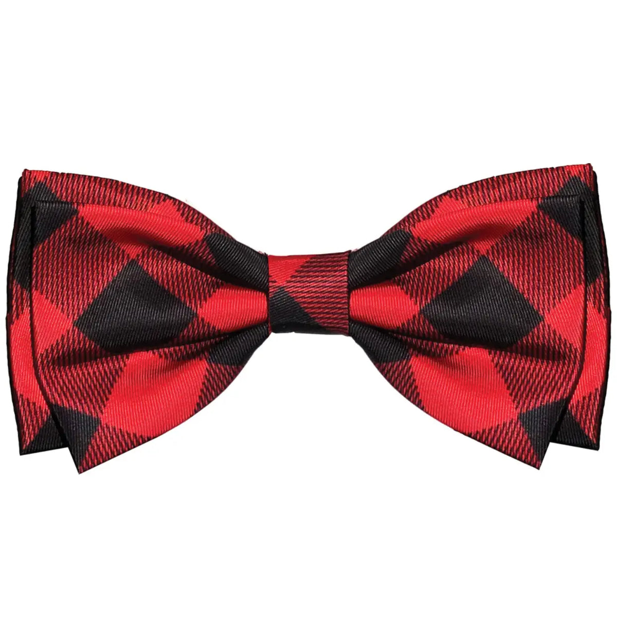 Buffalo Check Pet Bow Tie.