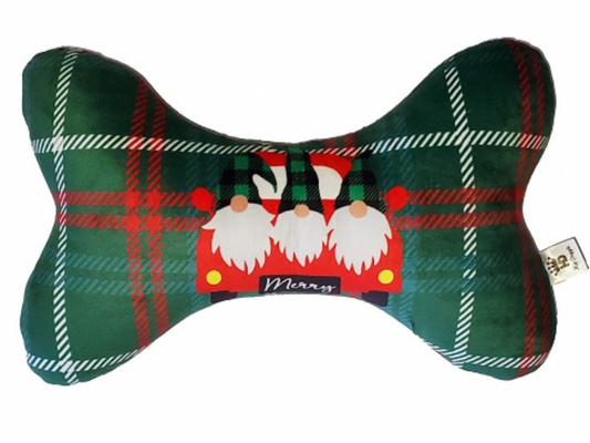 Gnomes Bone Dog Toy.