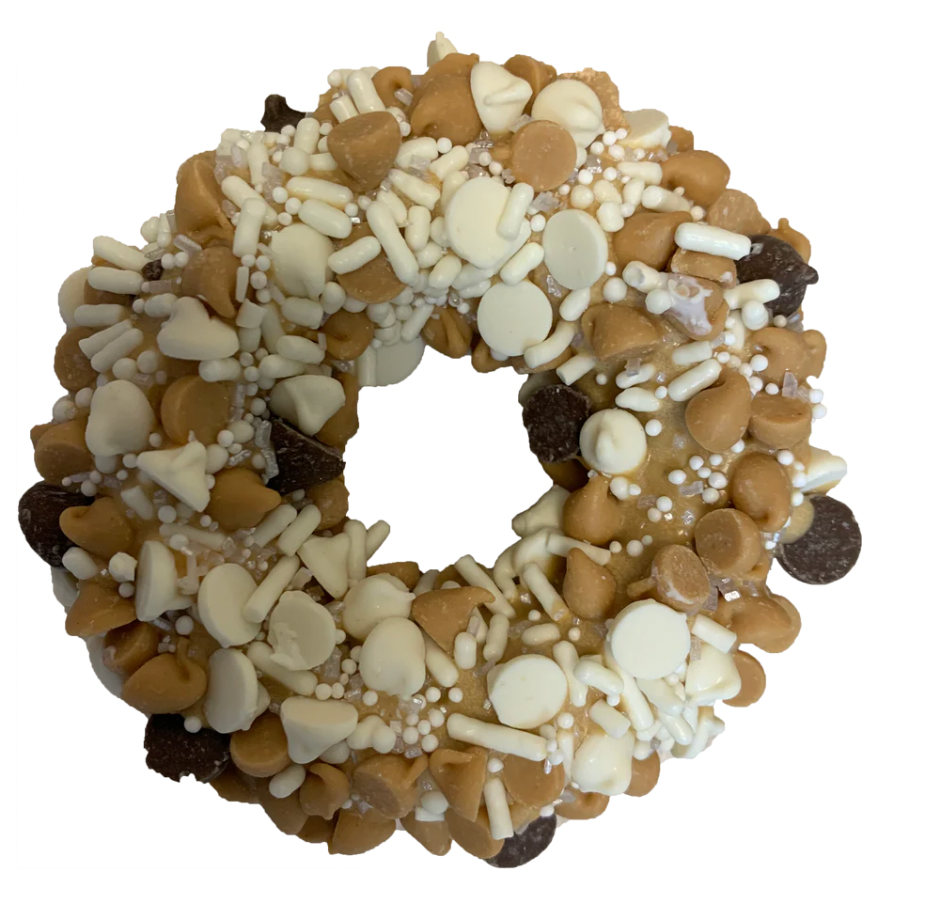 Peanut Butter Cup Blizzard - Gourmet Donut Dog Treat.
