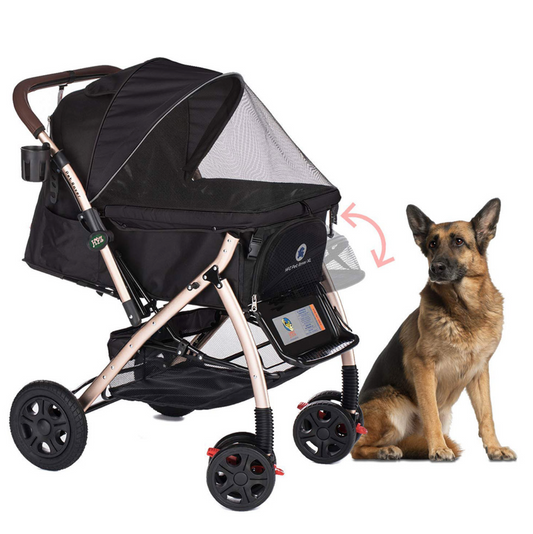 Pet Rover XL Stroller - Black