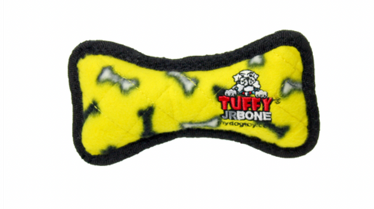 Tuffy Jr : Jr Bone Yellow Dog Toy
