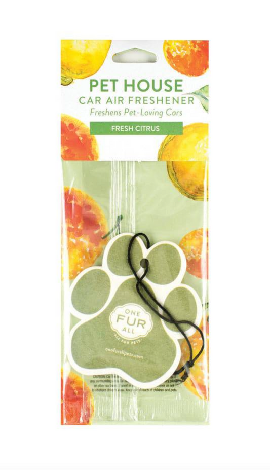 Fresh Citrus Car Air Freshener.