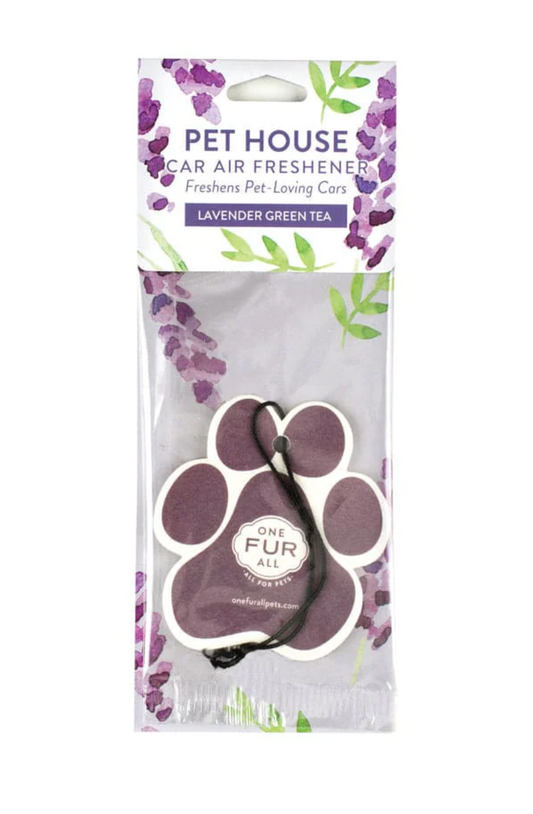 Lavender Green Tea Car Air Freshener.