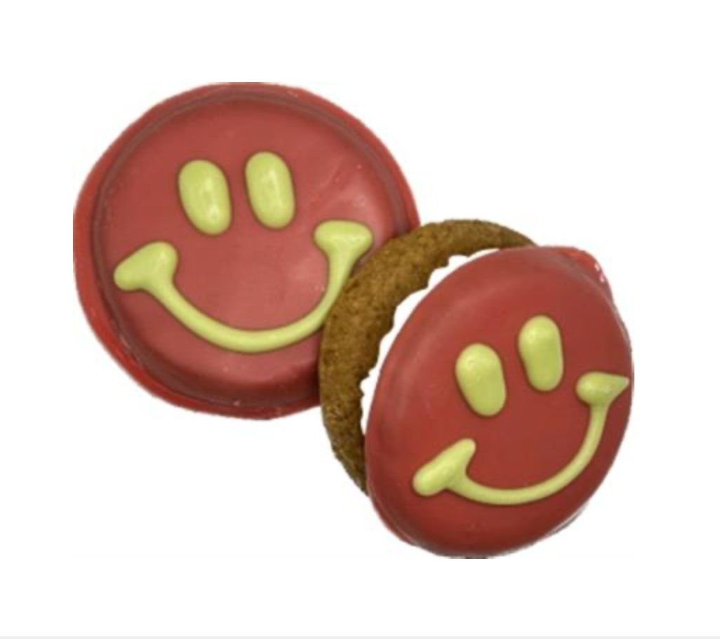 Smile Puff Decorated Dog Treat.