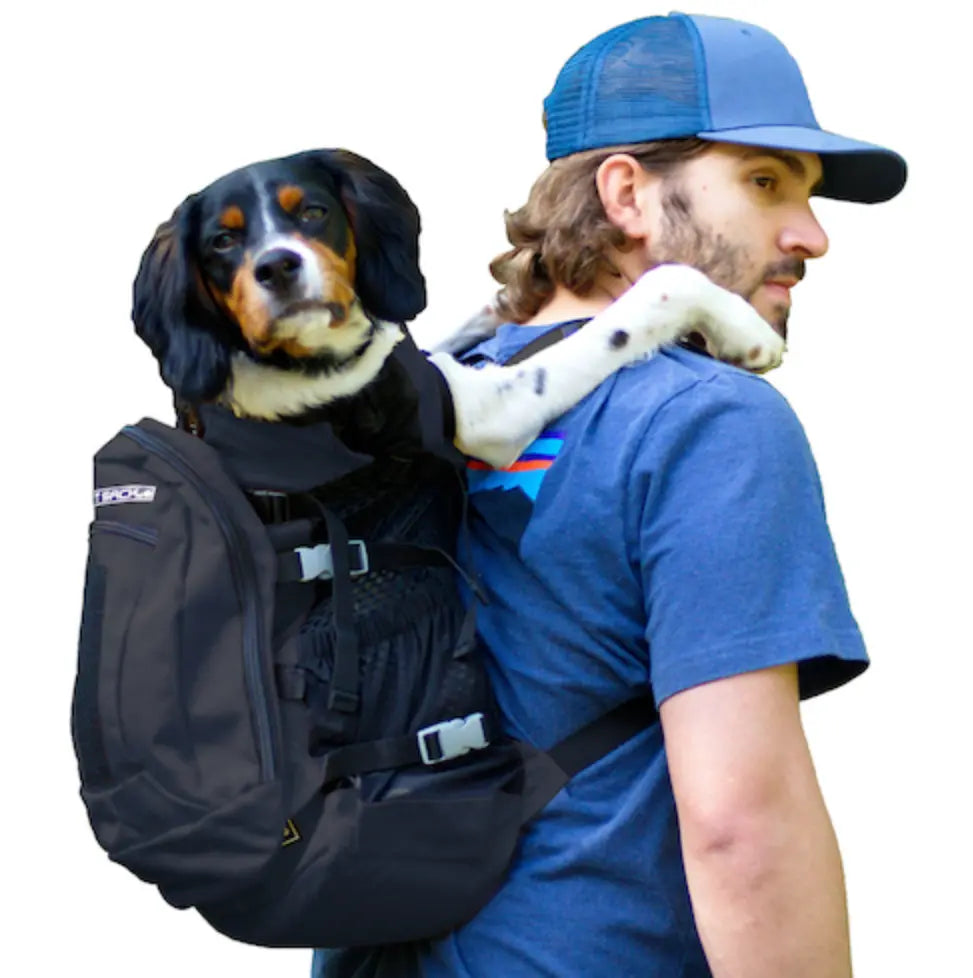 Large K9 Sport Sack Plus2--Jet Black Pet Carriers.