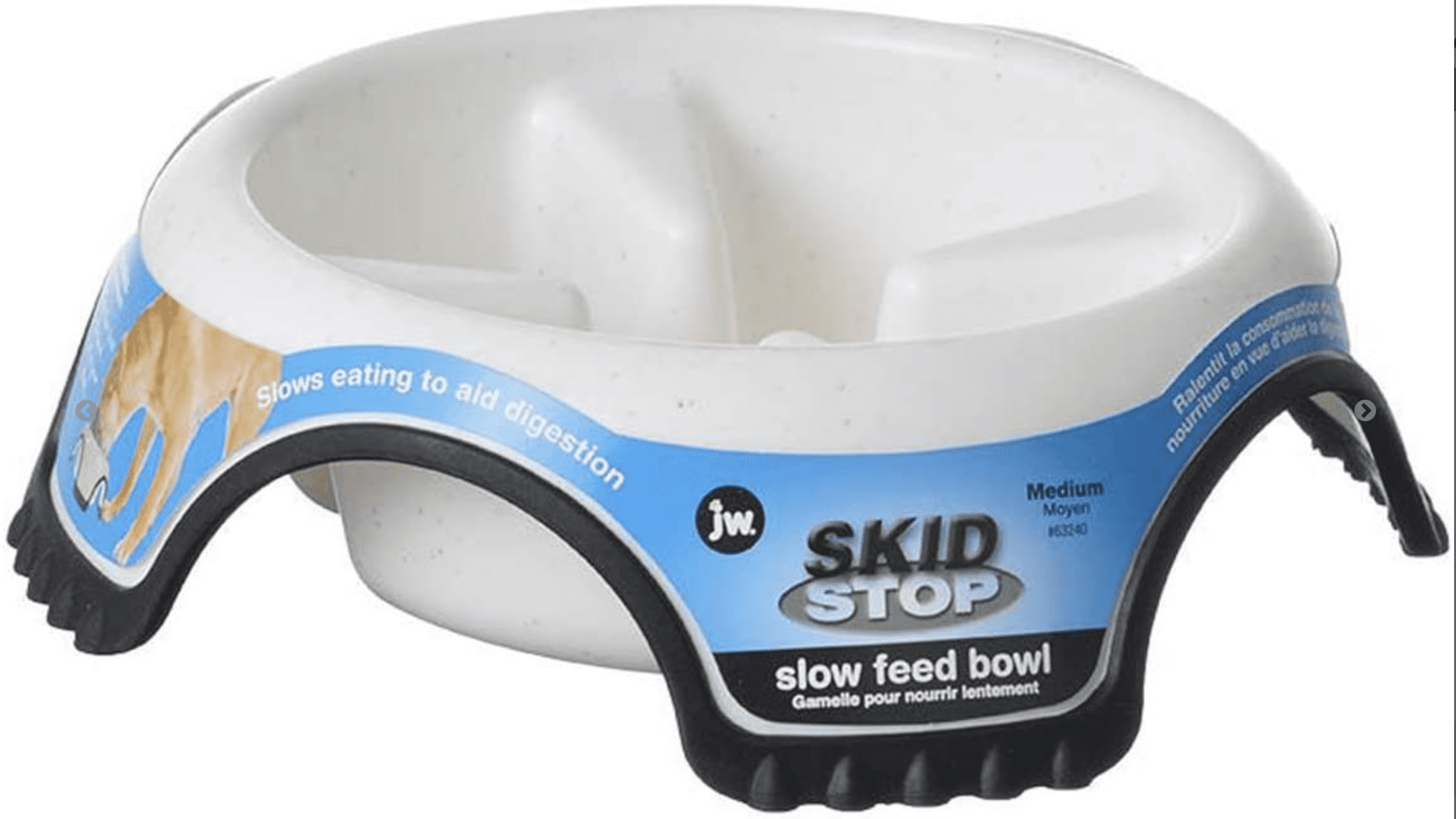 JW Jumbo Slow Feed Skid Stop Bowl