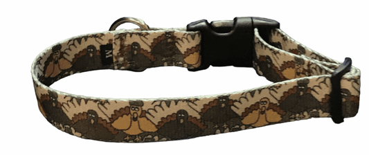 Turkey Day Dog Collars or Leads (1"Wide).