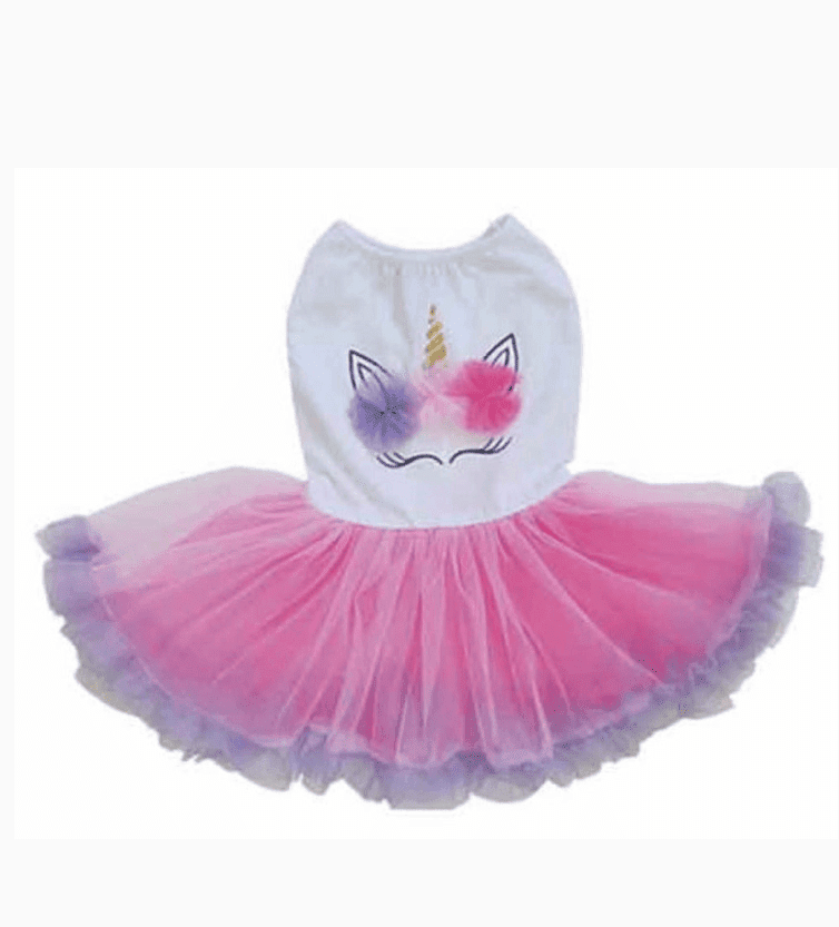 Unicorn Petti Dog Dress.