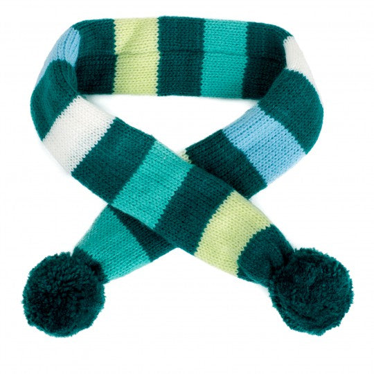 Dapper Stripe Teal Scarf.