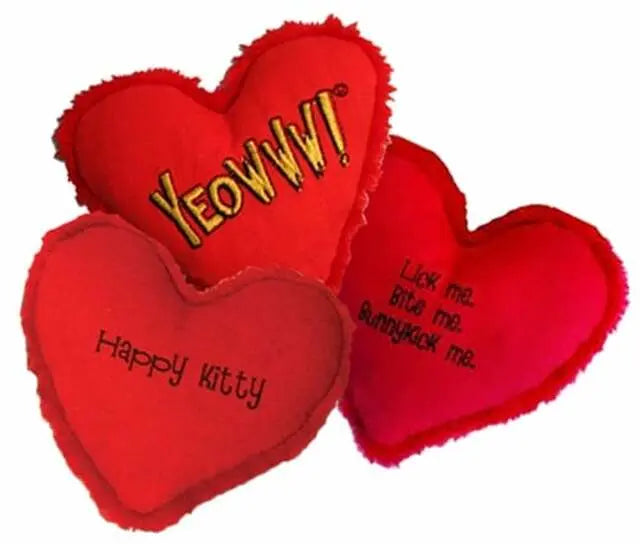 Yeowww Catnip Heart Cat Toy- Yeowww!.