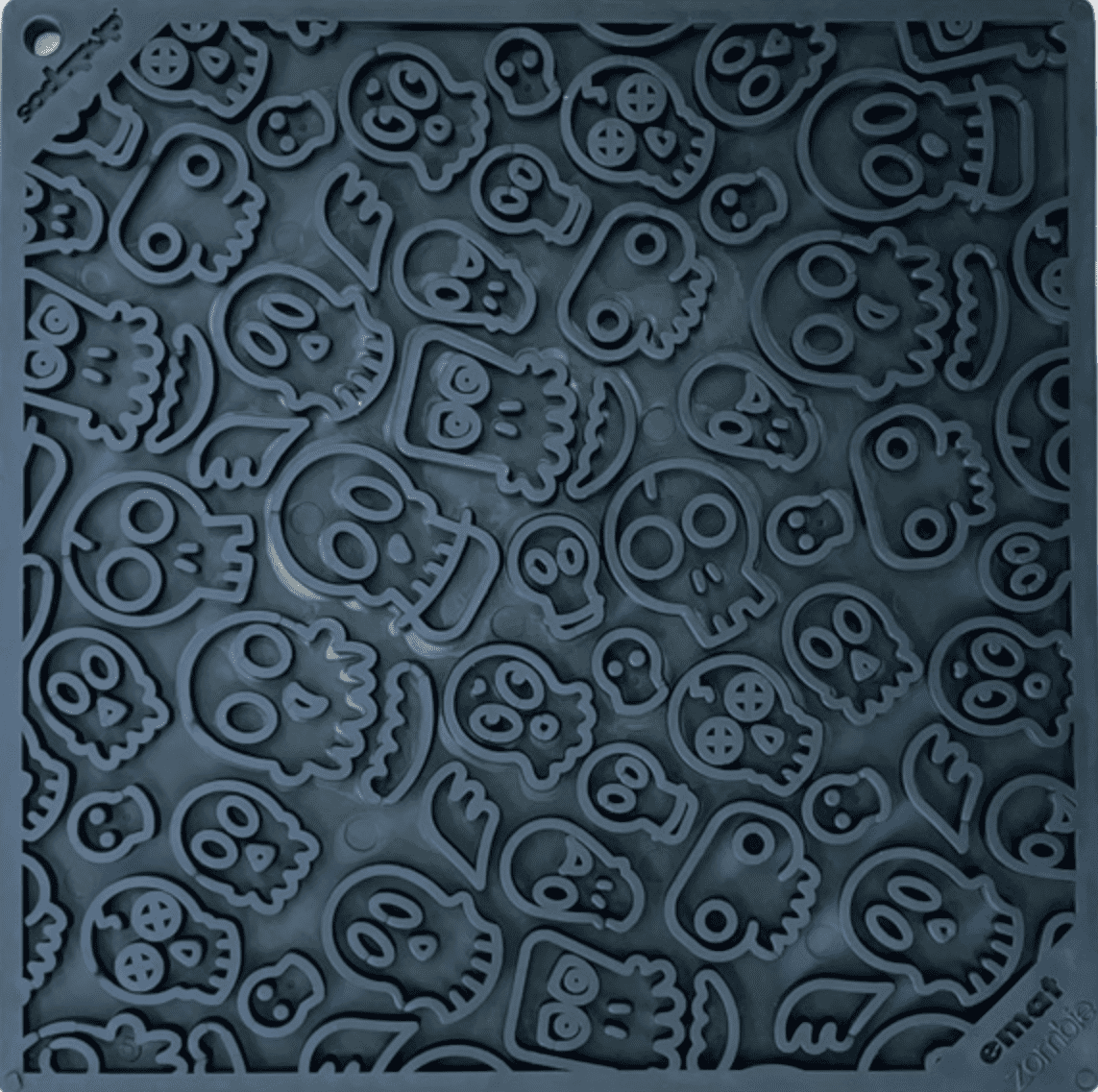 Zombie lick mat.