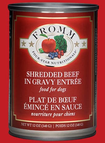Fromm Dog Food - Shredded Beef in Gravy Entrée.