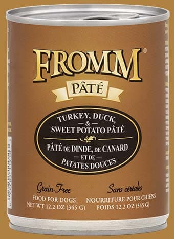 Fromm Pâté Dog Food - Turkey, Duck, & Sweet Potato.