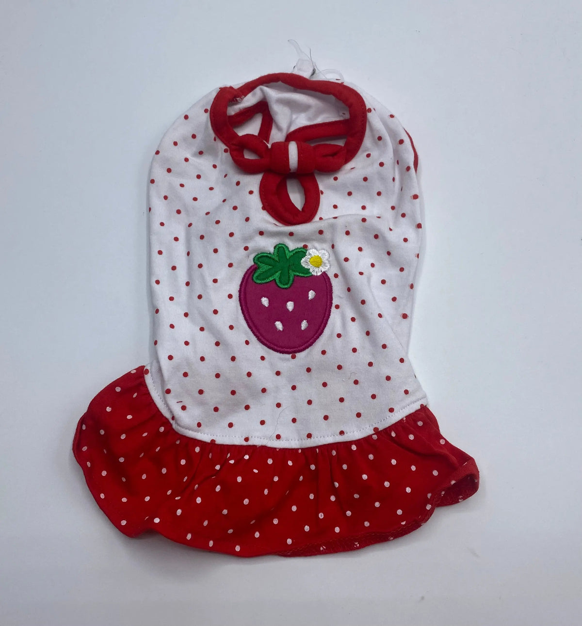 White Dress w/Red Dots and Strawberry.