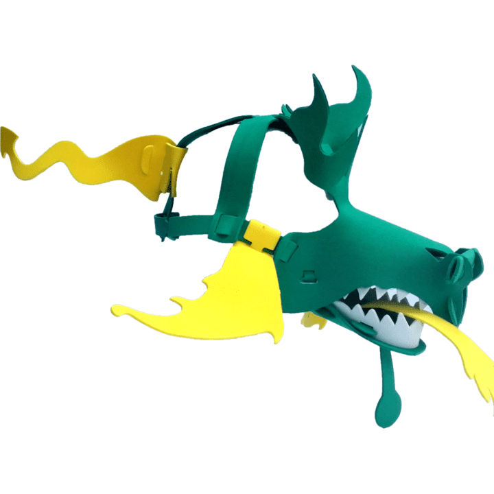Dragon Pet & Human Mask.
