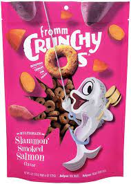 Fromm Dog Treats - Crunchy O's Multigrain Slammon' Smoked Salmon Flavor.